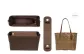 [Anti-Theft Two-Piece Set]Brown Liner+Brown Shoulder Pads