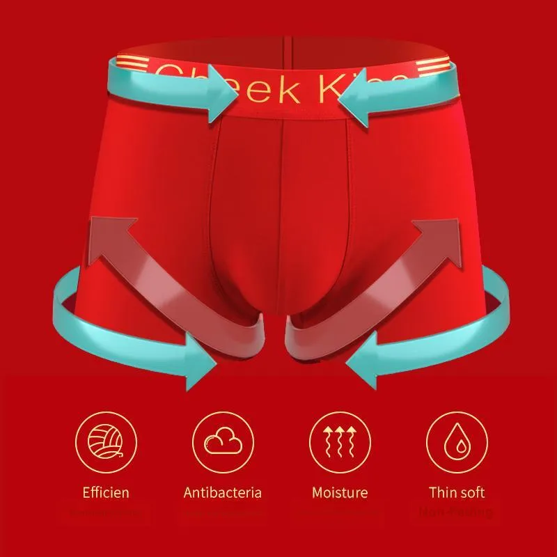 Cheekkiss Underwear Gift Box Men's 2 Pack Red-8