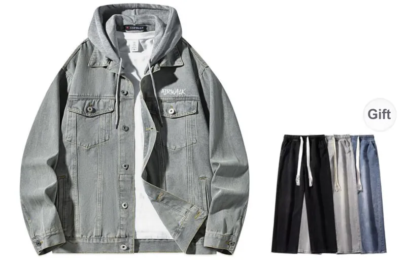 Airwalk Denim Jackets Unisex-32
