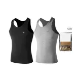 100% cotton 2 Pack (Black+Heather Gray) Premium Shopping Bag