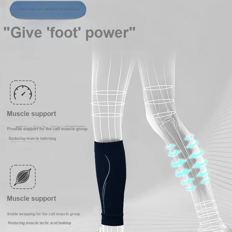 Mizuno Soccer Basketball Gym Equipment Badminton Bicycle Leg Guards Breathable Black Unisex Basic Protective-1