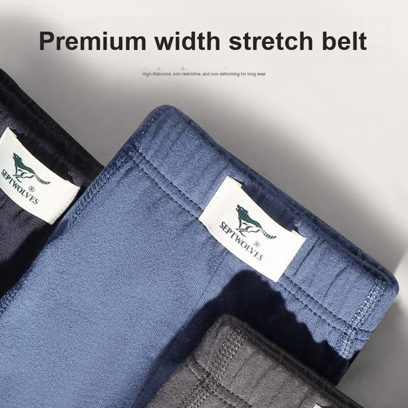 SEPTWOLVES Underpants Men's 4 Pack Gift Box Set+Shopping Bag-85