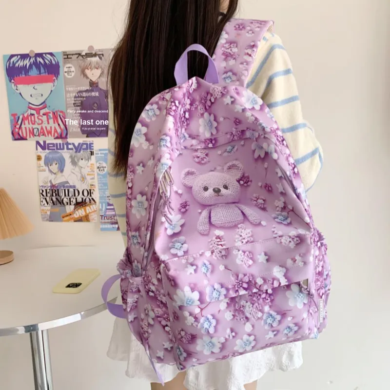 AIBAG Oxford Backpack Women's Multicolor-5