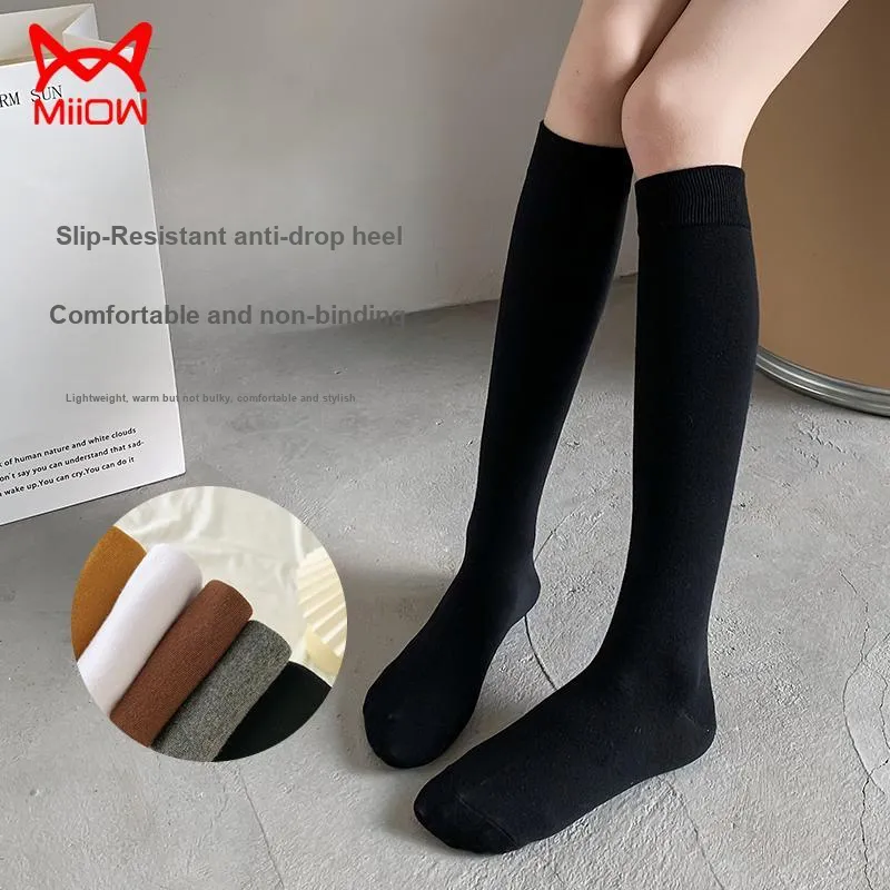 MIIOW Knee High Socks Women's Combo Set-2