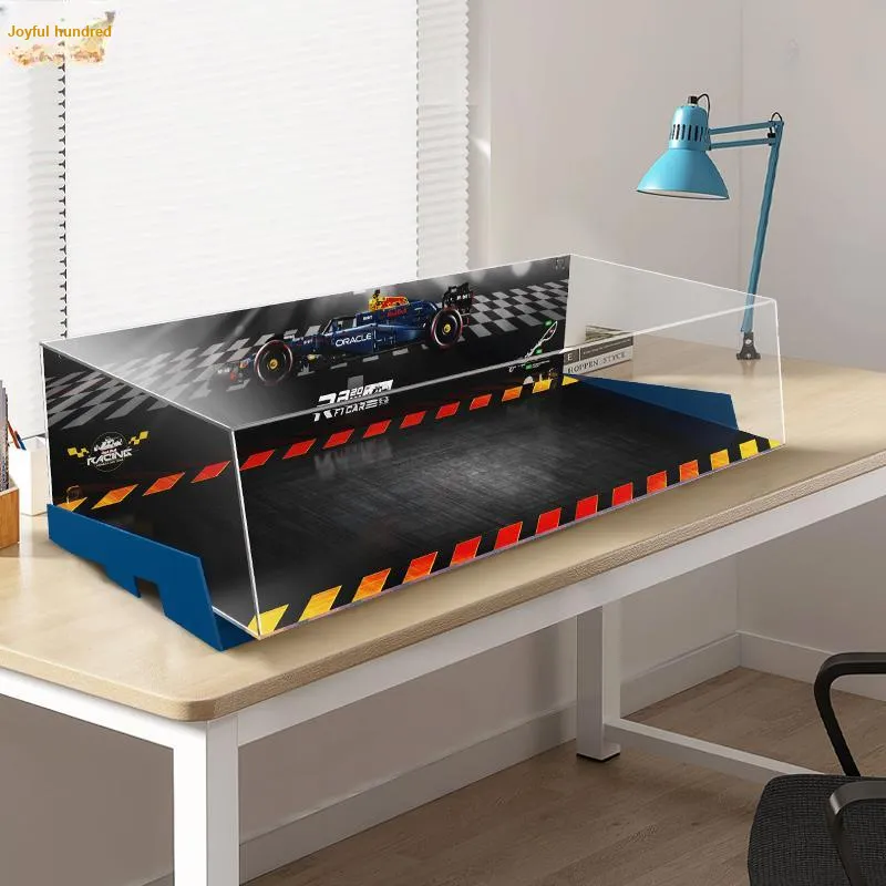 LIGHT YOUR BRICKS Compatibility Building Block 42206 Oracle Red Bull RB20 F1 Racing Display Case Model Accessories-5