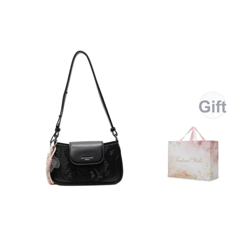 TOUTSEUL YOLO PU Shoulder Bag Regular Women's Ecru/Silver/Black/Pink-11