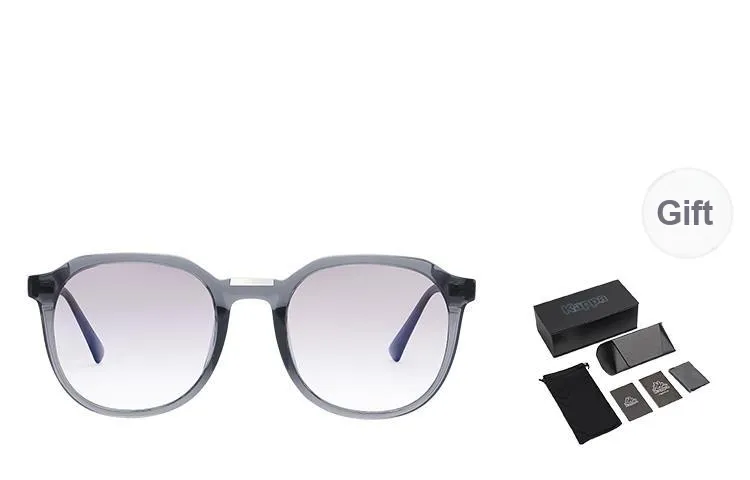 Kappa Plate Frame Round Sunglasses Unisex-1