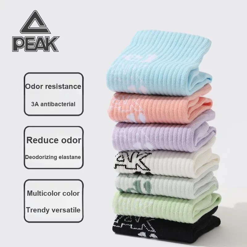 PEAK Knee High Socks Unisex Combo Set Multicolor-4