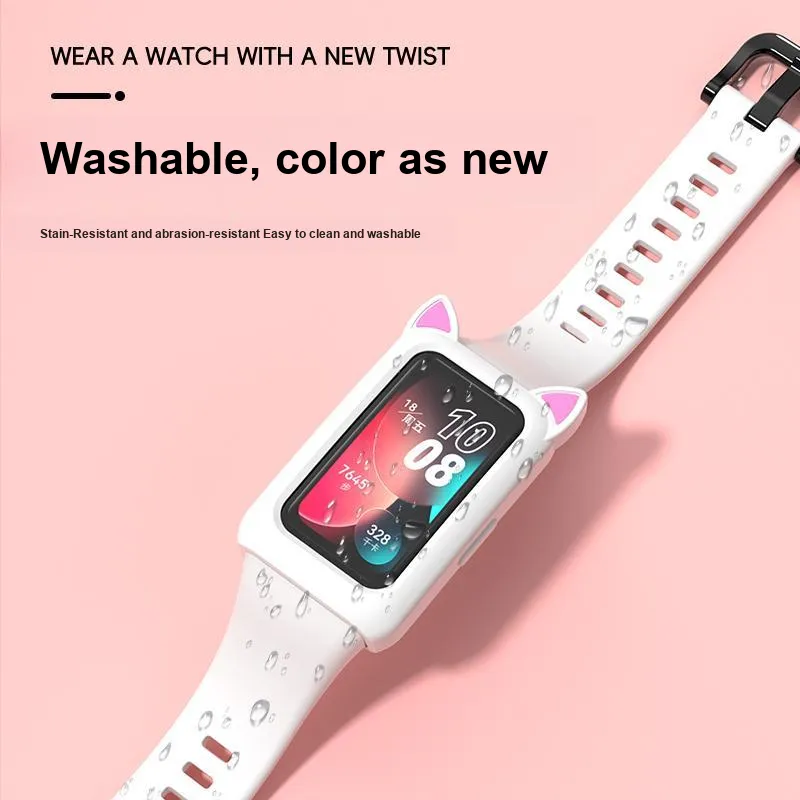 MSSM Watch Band Huawei Compatibility Silicone Material-7