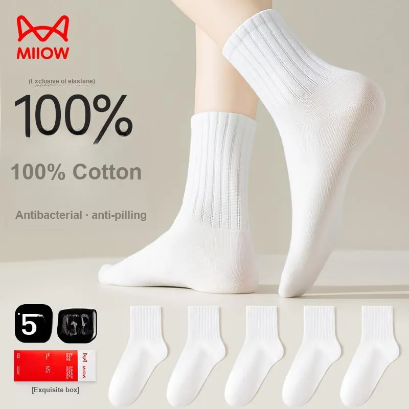 MIIOW Ankle Socks Women's 5 Pack-3