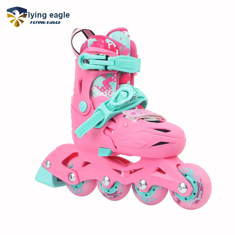 FLYING EAGLE Inline Skates Pink Cyan Unlined Shoes-2