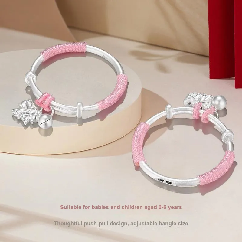 Avani 999 Fine Silver Bangles Kids'-3