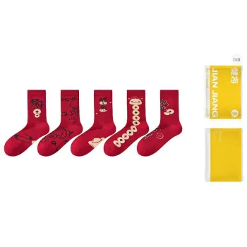 Master Mid Calf Socks Women's Shopping Bag Combo Set