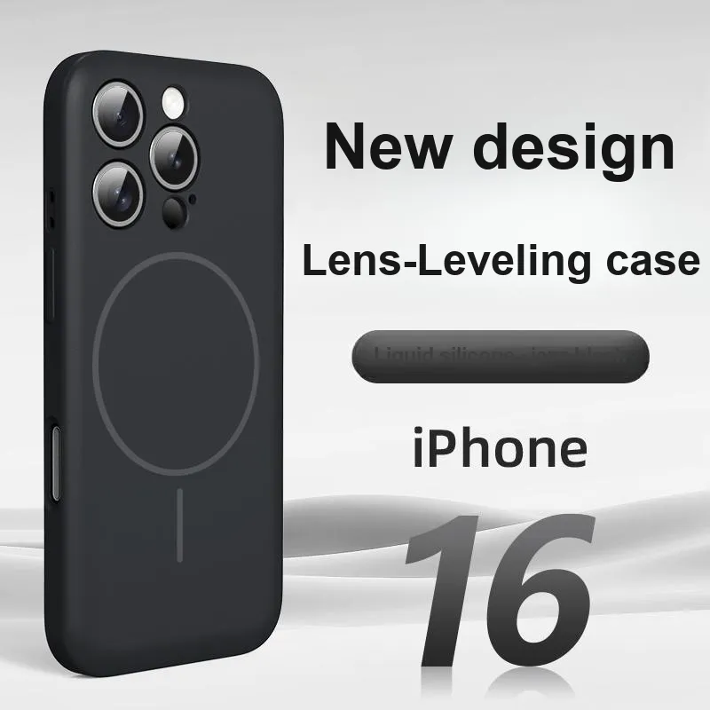 BOLIANSHI Silicone Material Compatibility Apple 16 Pro Max/iPhone 15 Plus/14 Pro Phone Cases Magnetic Protective Cases-1