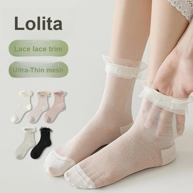 JIAZINI Mid-Calf Socks Women's 3 Pack-8