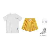 옐로우+화이트 시그니처 반팔 (양말 증정)