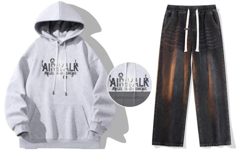 Airwalk Sweatshirt Sets Unisex-23