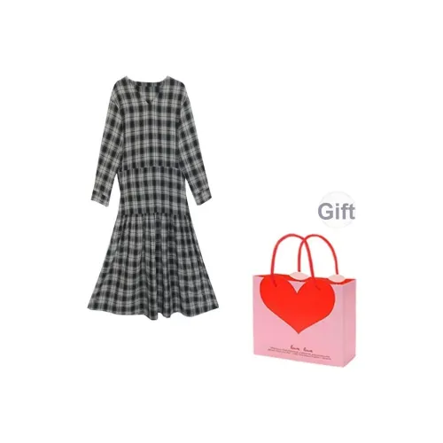 BVODE Длинное платье с длинными рукавами женское