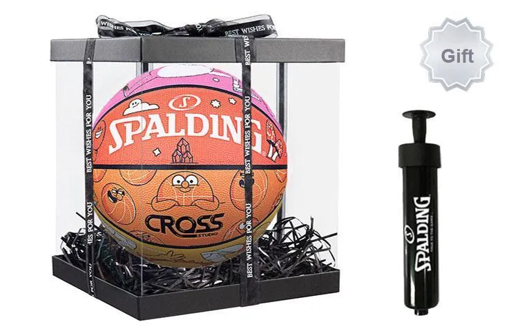 SPALDING PU Basketball Rainbow Size 7 Training Unisex-4