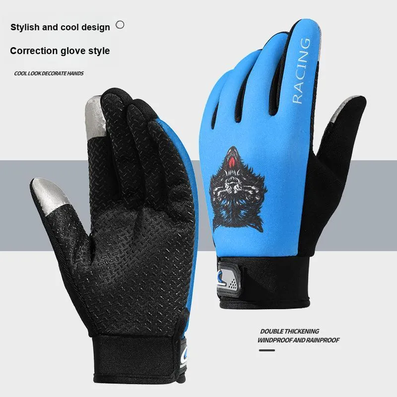 NANJIREN Thickened Warm Gloves Men's-8