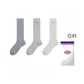 [3 Pack]White/Dark Heather Gray/Light Heather Gray
