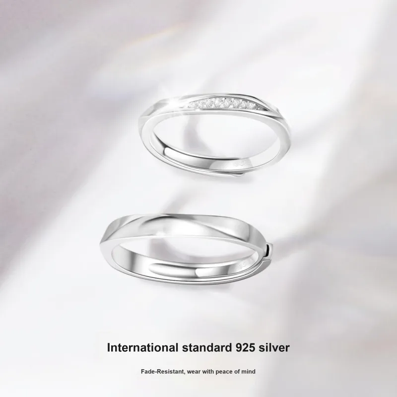ZHENJIUJIU Silver 925 Rings Unisex-1