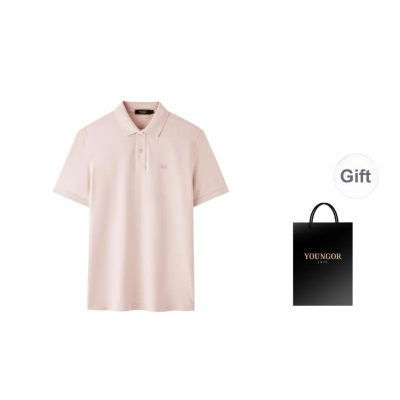 YOUNGOR Polo Shirt Men's Light Blue-3