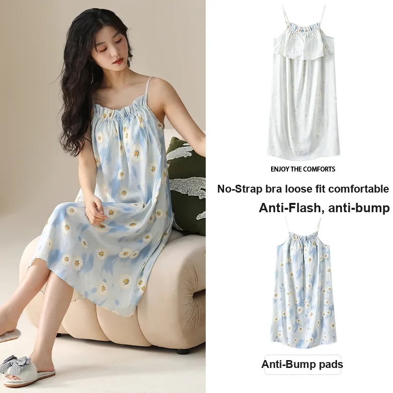 MADALLO Nightgown Women's Light Blue-2