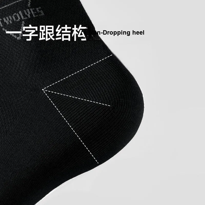 SEPTWOLVES Mid Calf Socks Men's Box Of 10 Packs Mixed Color-2