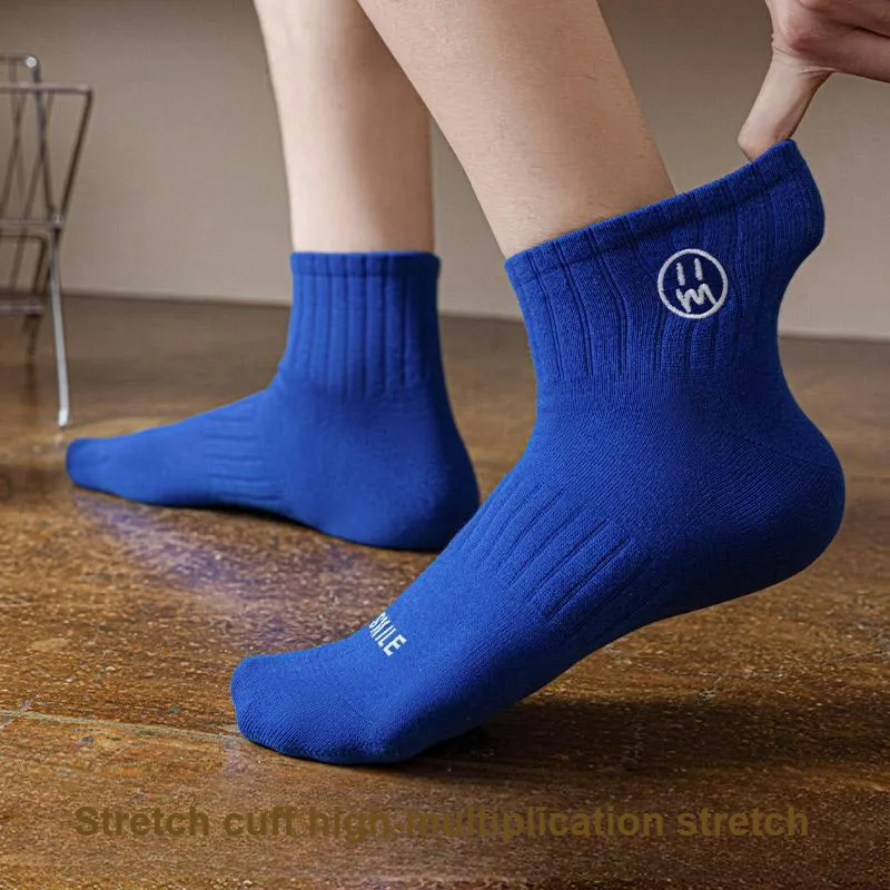 MIIOW Mid Calf Socks Unisex 5 Pack-23