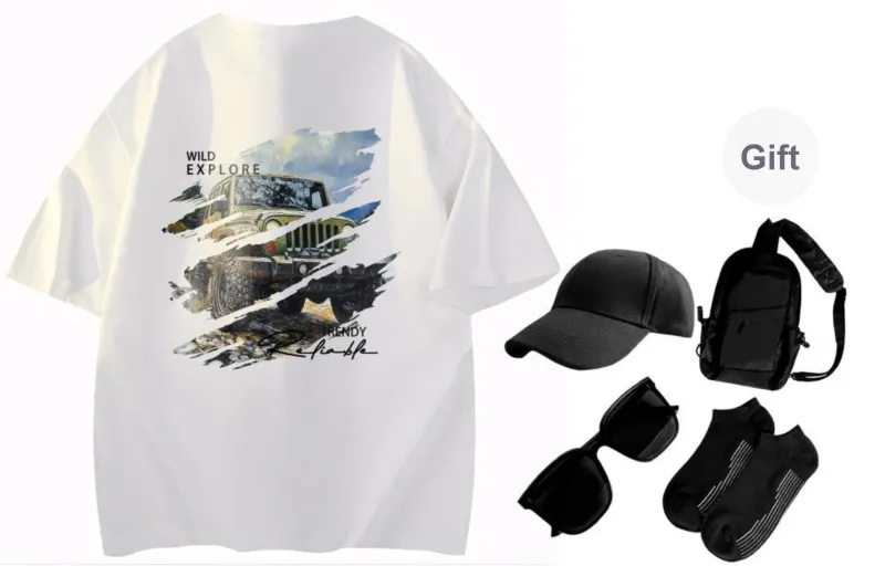 Jeep T Shirt Unisex Includes Free Travel Set-20
