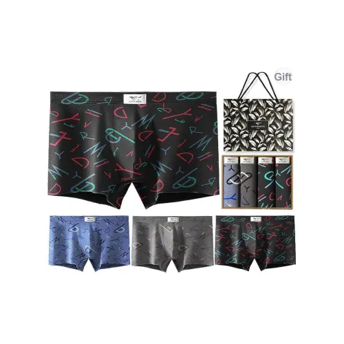 SEPTWOLVES Нижнее белье Подарочная коробка Мужской 4 упаковки + Сумка для покупок