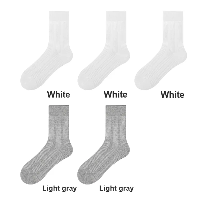 H YXIANG Mid Calf Socks Women's Combo Set-23