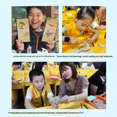 PINUOKAOGU! Археологический Мистерри Динозавр Окаменелость Ancient Бронза Терракотовая Армия Слепые Коробки