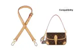 LV Baguette Bag 1.8 Beeswax Shoulder Strap with Two Sections