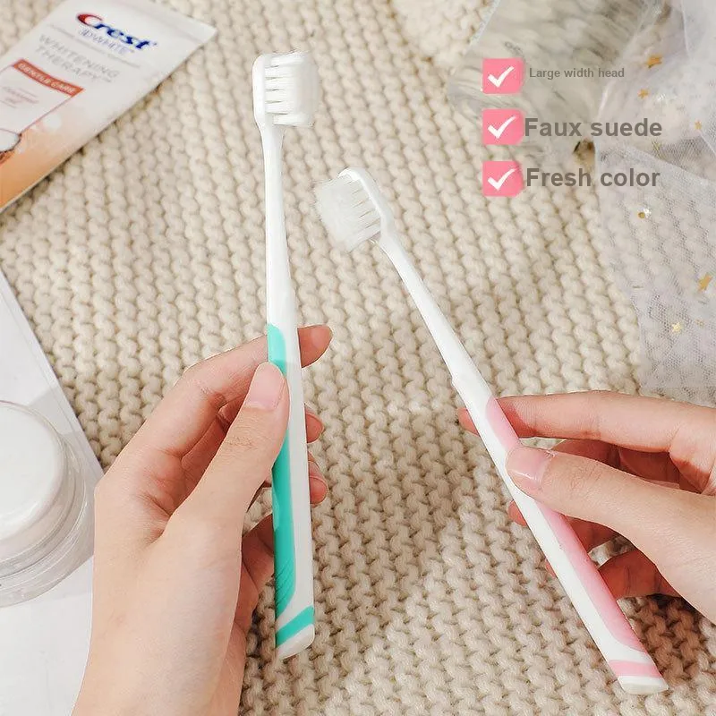XIAONIULIXIANJI Four-Pack Supermarket Same Style Toothbrush Adults Soft Bristles Shrink Wrap Card Toothbrush-2