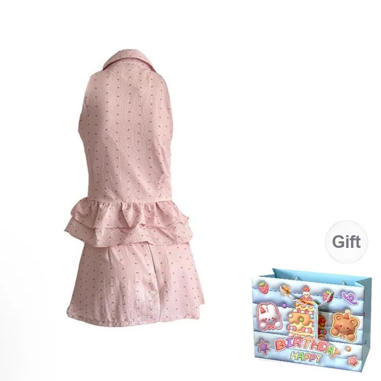 WOWI KCKS Skirt Set Women's Pink-1