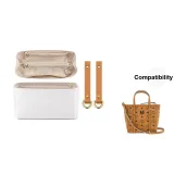 [Brown Compartment Package]DuPont Paper Waterproof Liner+1 Pair Abrasion-Resistant Buckle (Includes Metal Protective Ring)