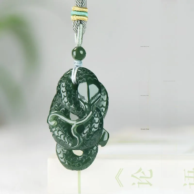 KUNYUYAO Hetian Jade Pendants White Jade Unisex-1