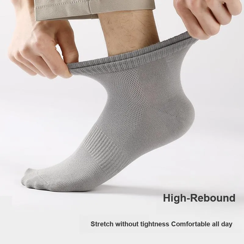 MIIOW Cool One Summer Series Ankle Socks Men's Shopping Bag 5 Pack-17