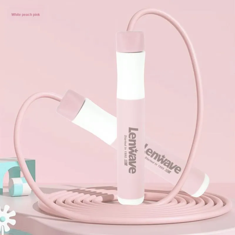 LENWAVE Casual Entertainment Non Countable Jump Ropes Adults Handle Material Silicone, Rope Material Steel Wire 2m-6