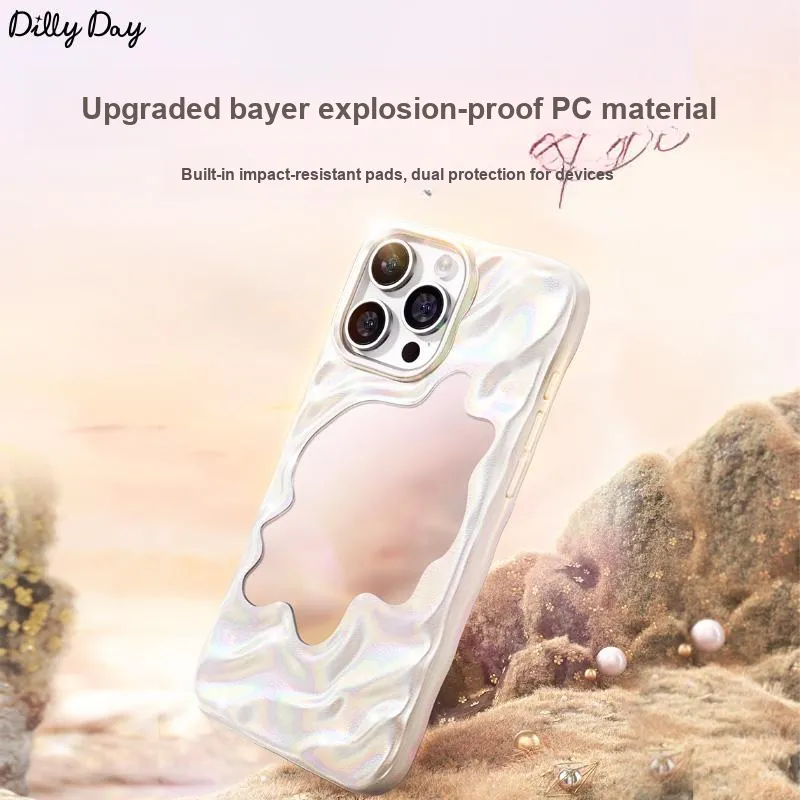 Kingxbar PC Material Mirror Finish MagSafe Phone Case Compatibility With Apple 16 Collection IPhone16proma-4