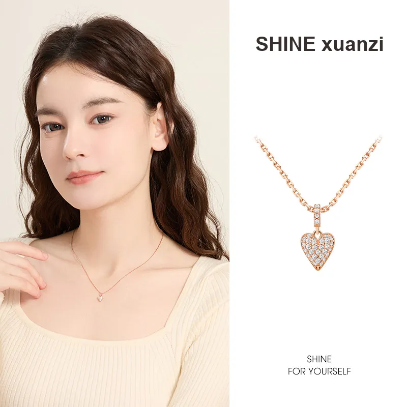 SHINE S925 Silver Necklaces Women's-2
