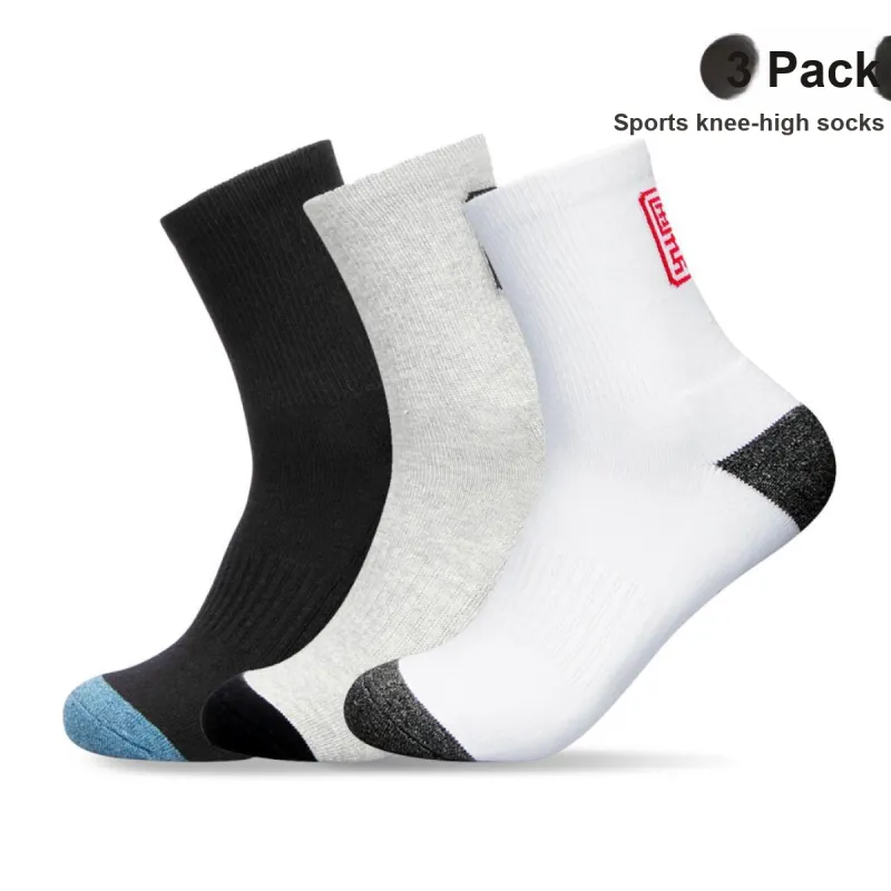PEAK Mid-Calf Socks Unisex 3 Pack-13