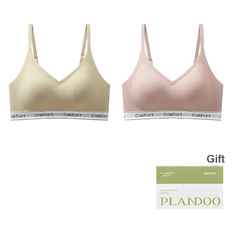 PLANDOO Bra Women's 2 Pcs Shopping Bag-0