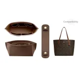 City33 Brown Gold Buckle Shoulder Pads+Brown Liner+Brown Base Pad