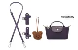 [Berry Purple]Crossbody Shoulder Strap+Design Buckle (Includes Bear Pendant)