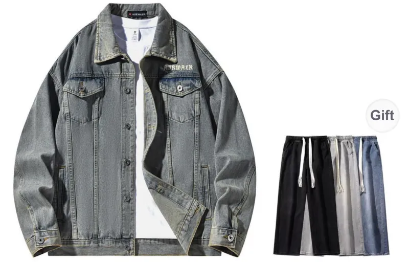 Airwalk Denim Jackets Unisex-25