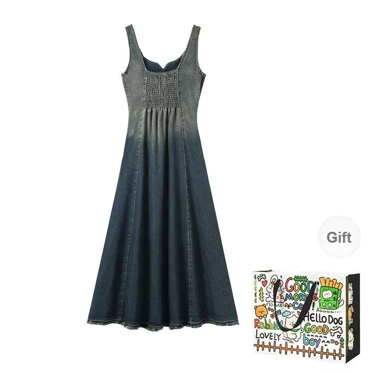 ZVJH Sleeveless Dresses Women's Gradient Shopping Bag-1
