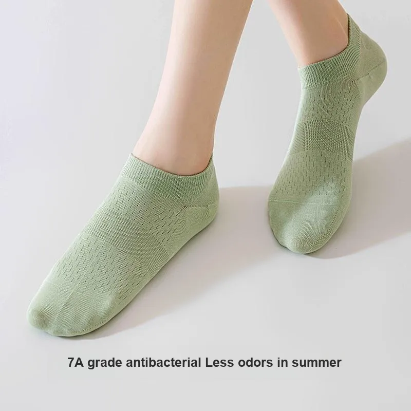 QINXIANGJIAN No Show Socks Women's 5 Pack-34
